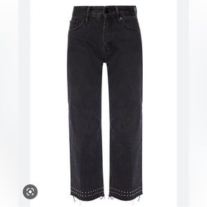 AllSaints Ava stud hem jeans 25